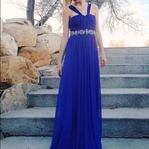 Dark purple prom dress size 4
